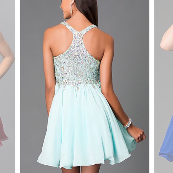 short prom dress/sweet 16 dress - Picture 2 of 3